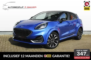 Ford Puma 1.0 EcoBoost Hybrid ST-Line Vignale // 12-2021 - Handgeschakeld mHEV - Winter Pack - Zwart dak - B&O - Camera - Leder - Massagestoelen - CarPlay & Android Auto