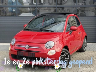 Fiat 500 C 1.0 Hybrid Red | Cruise | Sensoren | Scherm | Cabrio