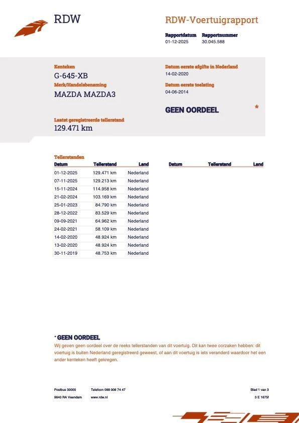 Hoofdafbeelding Mazda 3