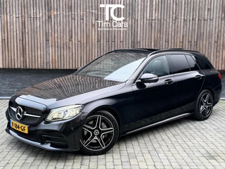 Mercedes C-klasse Estate 180 AMG Automaat | Panorama | Leer | LED matrix | Sfeerverlichting | Apple CarPlay | 360°-camera | Night Pakket | DAB ontvangst | Stoelverwarming | Parkeersensoren voor en achter