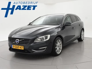 Hoofdafbeelding Volvo V60 Volvo V60 2.4 D6 AWD PLUG IN HYBRID SUMMUM + NW AIRCOPOMP | TREKHAAK 1800 kg | LEDER