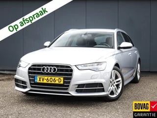 Audi A6 Avant 1.8 TFSI Ultra Advance Sport S-Line (191 PK) 1e-Eig. & Dealer-Onderh. BOVAG-Garantie, NL-Auto. Navigatie, Alarm-Klasse-3, Cruisecontrol, Parkeersensoren-V+A, Elek.-Achterklep, Licht-Zicht-Pakket, Sportstoelen, Lm-Velgen-18Inch, Privacy-Glas