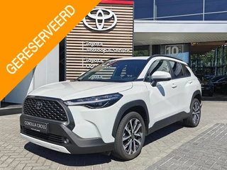 Toyota Corolla Cross Hybrid 140 Style STOEL/STUURVERW DRAADLOOS KEYLESS ELEK-KLEP NAVI APPLE/ANDROID KEYLESS PARK-SENSOREN DAB+