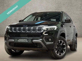 Jeep Compass 4xe 240 Plug-in Hybrid Electric Trailhawk 240Pk Automaat (PANORAMADAK, VIRTUAL COCKPIT, APPLE CARPLAY, GROOT NAVI, CAMERA, LEDER, SPORTSTOELEN, KEYLESS, ADAPTIVE CRUISE, GETINT GLAS, NIEUWSTAAT)