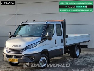 Hoofdafbeelding Iveco Daily Iveco Daily 35C18 3.0L Automaat 180PK Dubbel Cabine Open Laadbak 2025-Model Dubbellucht 3,5t Trekvermogen ACC LED Navi Euro6 Pritsche Pickup Airco Dubbel cabine