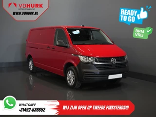 Volkswagen Transporter 2.0 TDI L2 BPM VRIJ! Ready2Go Standkachel/ Stoelverw./ Carplay/ Cruise/ PDC/ Trekhaak