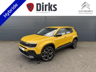 Hoofdafbeelding Jeep Avenger Jeep Avenger 1.2 e-Hybrid Summit (JBL - Keyless Entry - Elektrische Klep - Adaptieve Cruise Controle - Camera - Automatische Airco - Parkeersensoren V+A - LED)