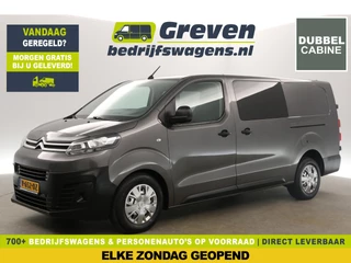 Citroën Jumpy 2.0 BlueHDI L3H1 | Dubbele Cabine | 5 Persoons | Airco Cruise 2xSchuifdeur Parkeersensoren Elektrpakket
