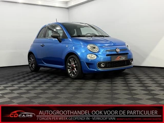 Fiat 500 0.9 TwinAir Turbo Sport Half leder, Navi, Airco, Mistlamp, Lichtmetalen velgen, Bluetooth