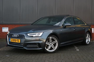 Hoofdafbeelding Audi A4 Audi A4 Limousine 1.4 TFSI Sport 3 x Sline Open dak | Leer | 