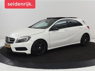 Mercedes-Benz A-klasse 180 AMG | Panoramadak | Leder | Stoelverwarming |  Park Assist | Navigatie | Cruise control | Sportstoelen | Bi-Xenon | AMG Exclusiefpakket | Origineel NL