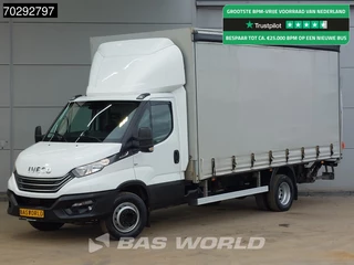 Iveco Daily 3.0L Automaat Laadklep 180PK Schuifzeilen Zeilen Airco Cruise D'Hollandia Euro6 Schuifzeil Koffer Gesloten laadbak Airco Cruise control