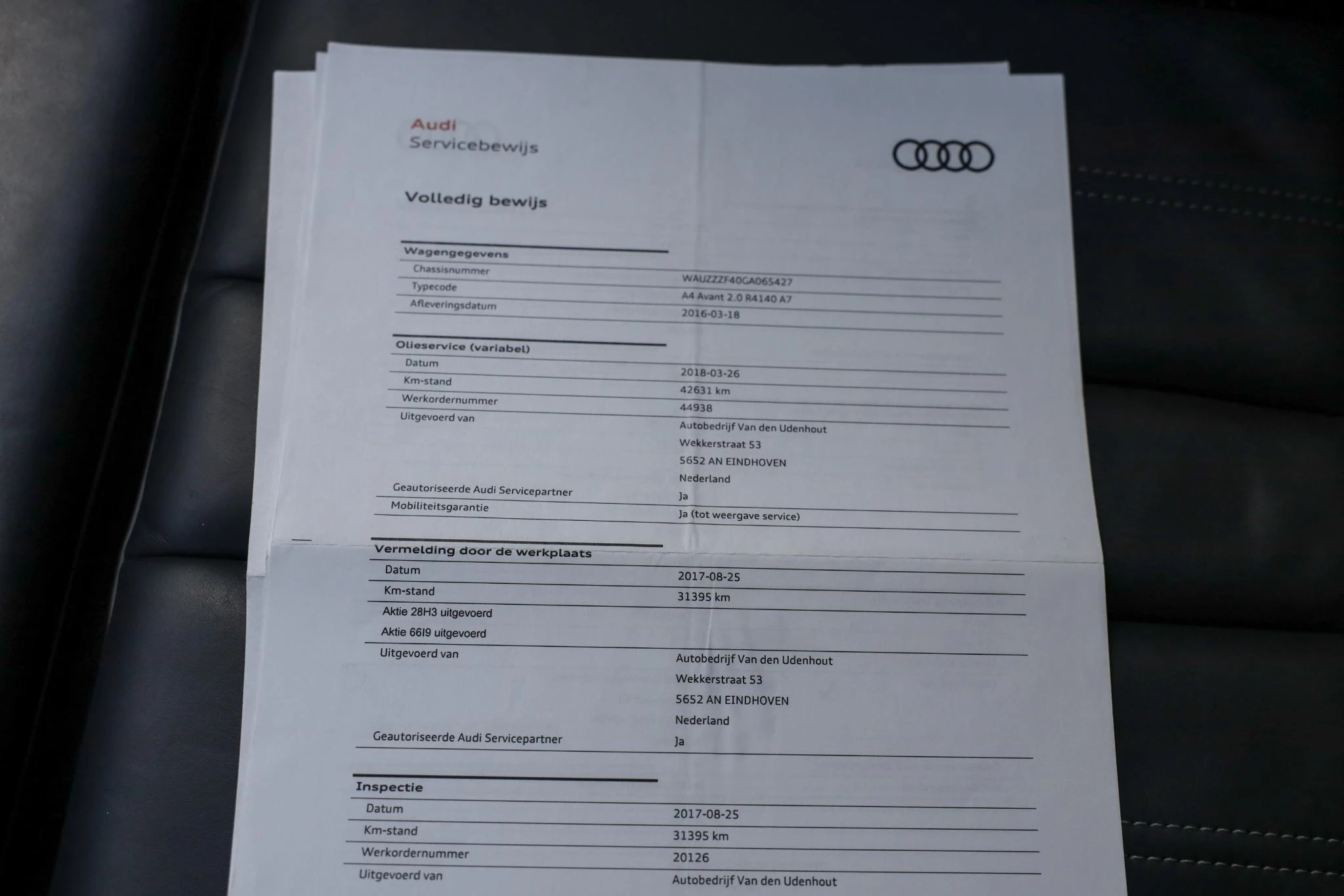 Hoofdafbeelding Audi A4
