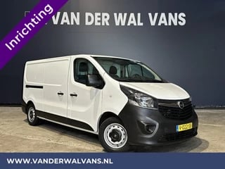 Opel Vivaro 1.6 CDTI 126pk L2H1 inrichting Euro6 Airco | LED | Cruisecontrol | Trekhaak Parkeersensoren, Bijrijdersbank