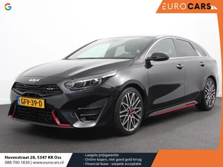 Hoofdafbeelding Kia ProCeed Kia ProCeed 1.6 T-GDi 204pk Automaat GT  Navigatie Apple Carplay/Android Auto Parkeersensoren Camera Adaptive Cruise Control Stoel- en stuurverwarming Elektrische achterklep Keyless Entry/Start Ledverlichting Virtual Cockpit