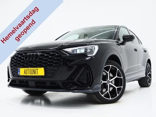 Audi Q3 Sportback 45 TFSI e Full Black | Panoramadak | Leder | Sfeerlicht | Cruise | DAB | Virtual | Donkere Hemel | Carplay