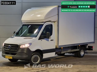 Mercedes Sprinter 514 CDI Dubbellucht Bakwagen Achterdeuren Airco Cruise MBUX CarPlay Euro6 Meubelbak Koffer Airco Cruise control