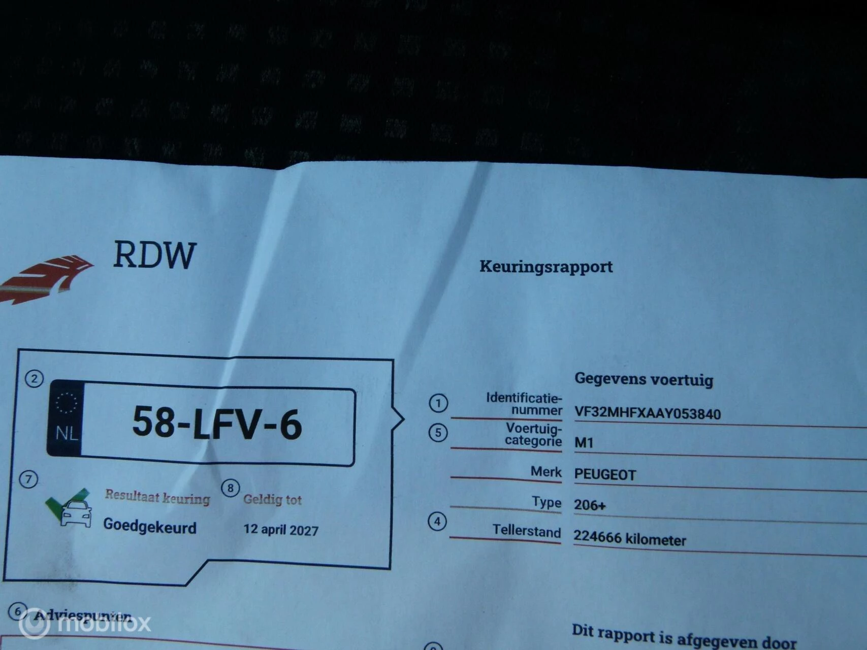 Hoofdafbeelding Peugeot 206