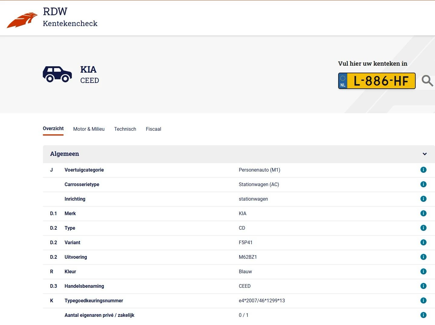 Hoofdafbeelding Kia Ceed Sportswagon