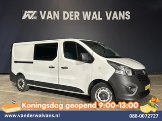 Opel Vivaro 1.6 CDTI 122pk L2H1 *Rijklaar Direct Rijden* Dubbele Cabine Euro6 Airco | Camera | Trekhaak | LED | 5-Zits Cruisecontrol, Bluetooh-telefonie