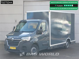 Renault Master 150PK Bakwagen Airco Cruise Luchtvering Meubelbak Plancher Verkoopwagen Foodtruck Paardenwagen Airco Cruise control