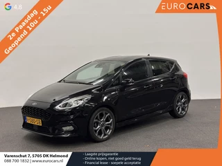 Ford Fiesta 1.0 EcoBoost ST-Line 125PK 6V Navigatie Full LED Carplay Parkeersensoren Cruise Control Stoel+Stuurverwarming Climate Control Privacy Glass 17" DAB+