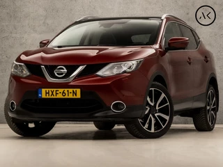 Nissan QASHQAI 1.2 N-Connecta Sport Automaat (PANORAMADAK, NAVIGATIE, 360 CAMERA, LEDER, ELEK SPORTSTOELEN, STOELVERWARMING, GETINT GLAS, CRUISE, NIEUWSTAAT)