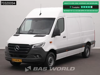 Mercedes Sprinter 317 CDI Automaat 2025 Model L2H2 170PK LED Navi Airco Cruise Camera 10inch MBUX CarPlay Parkeersensoren Stoelverwarming Euro6 L2 Airco Cruise control