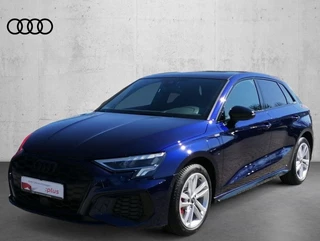 Audi A3 Sportback 45 TFSI e S-LINE ** LED, VIRTUAL, PANORAMA, ACC, SPOORASS, CAMERA ** 1e EIG - Slechts 18.500 km. ** ** INFORMEER OOK NAAR ONZE AANTREKKELIJKE FINANCIAL-LEASE TARIEVEN **