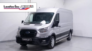 Ford Transit 2.0 TDCI 130 pk L3H2 Trend Navi, Camera Trekhaak 2.500 kg, Sidebars, Cruise Control, NAP, 1e Eig., 3-Zits