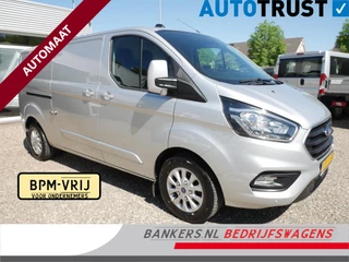 Ford Transit Custom 2.0 TDCI 170PK, L2, Limited, Automaat, Airco, 2 x Schuifdeur