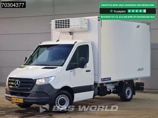 Mercedes Sprinter 316 CDI Automaat Lamberet Koelwagen Thermo King V500 MAX 380v Aansluiting Achterdeuren Navi Airco Camera Euro6 Koel Koeler Bakwagen Gekoeld Kühl Kühler Kühlwagen Kühlkoffer Airco