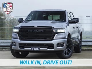 Dodge Ram 1500 Laramie | Night Edition | Crew Cab | 4X4 | 2025 Panorama | Niveau regeling | 14,4-inch Touchscreen | Passenger Display Meerprijs extra opties / Accessoires zoals Deksel, Backflip, Fenders, wraps, Stripings etc