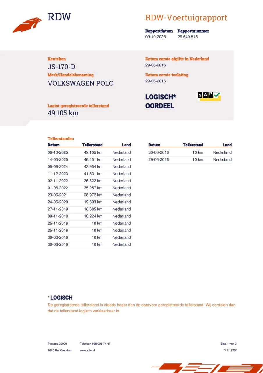 Hoofdafbeelding Volkswagen Polo