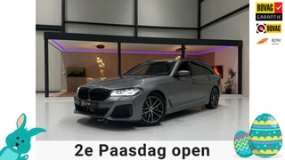 BMW 5-serie Touring 520i Business Edition Plus M-pakket Hud Navi DAB Carplay Trekhaak Stoelverw. Memory Virtual Matrix ACC