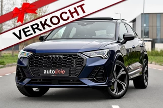 Audi Q3 Sportback 45 TFSI e 3x S-Line. Pano, ACC, Keyless, Sfeer, Dodeh, Camera, Matrix, 20'', Trekhaak, CarPlay!