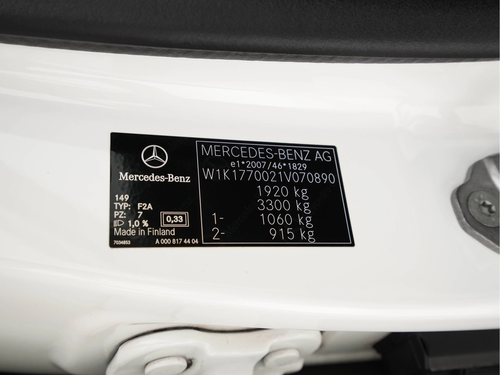 Hoofdafbeelding Mercedes-Benz A-Klasse