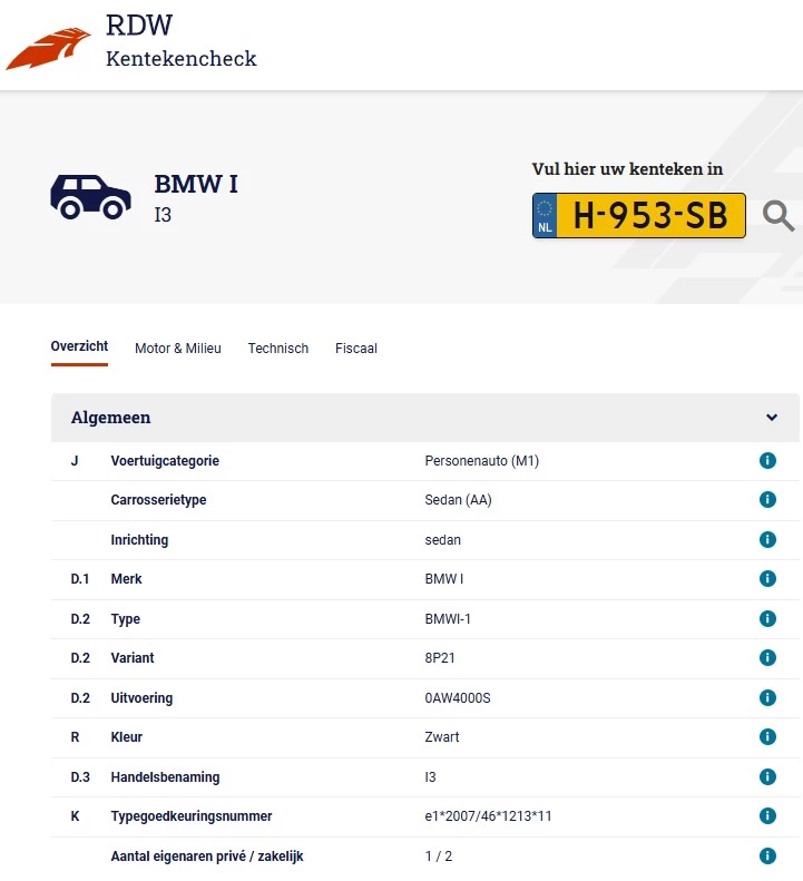 Hoofdafbeelding BMW i3