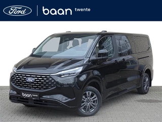 Hoofdafbeelding Ford Tourneo Custom Ford Tourneo Custom 2.5 Plug-IN Hybrid 233 PK L2H1 Titanium | Incl. BTW & BPM | 8 Persoons | Adaptieve Led Koplampen | Trekhaak Wegklapbaar | Blis | Adaptieve Cruise. | Camera | Uit Voorraad Leverbaar