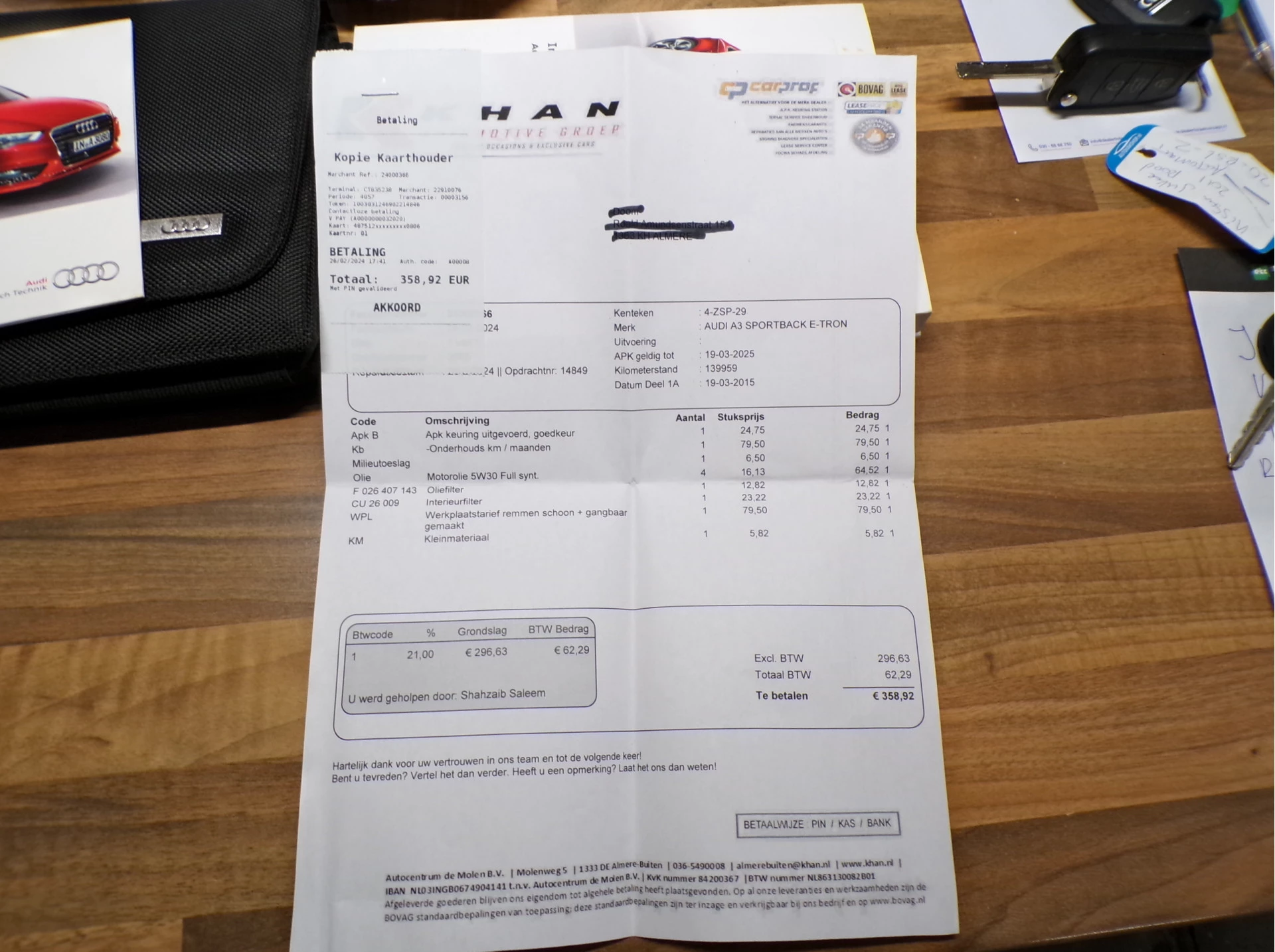 Hoofdafbeelding Audi A3