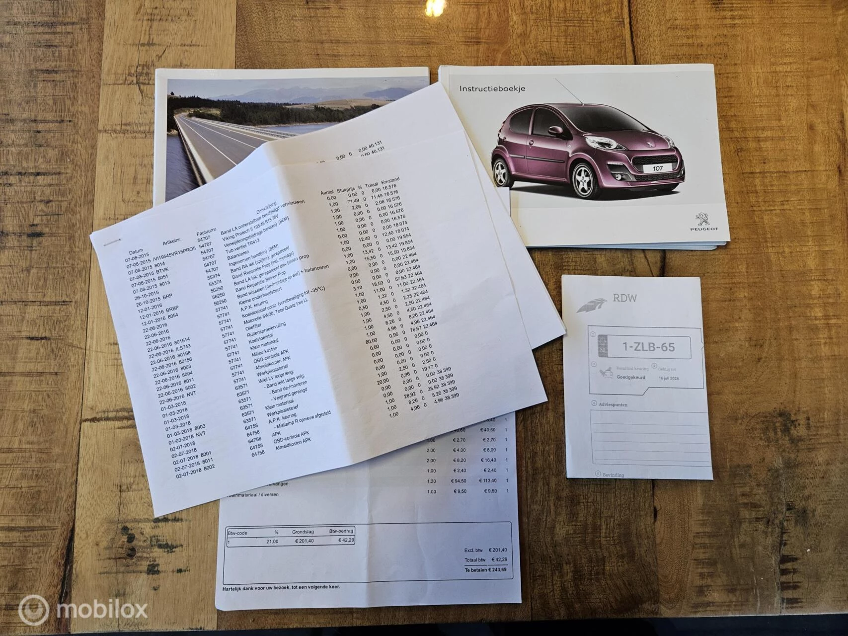 Hoofdafbeelding Peugeot 107