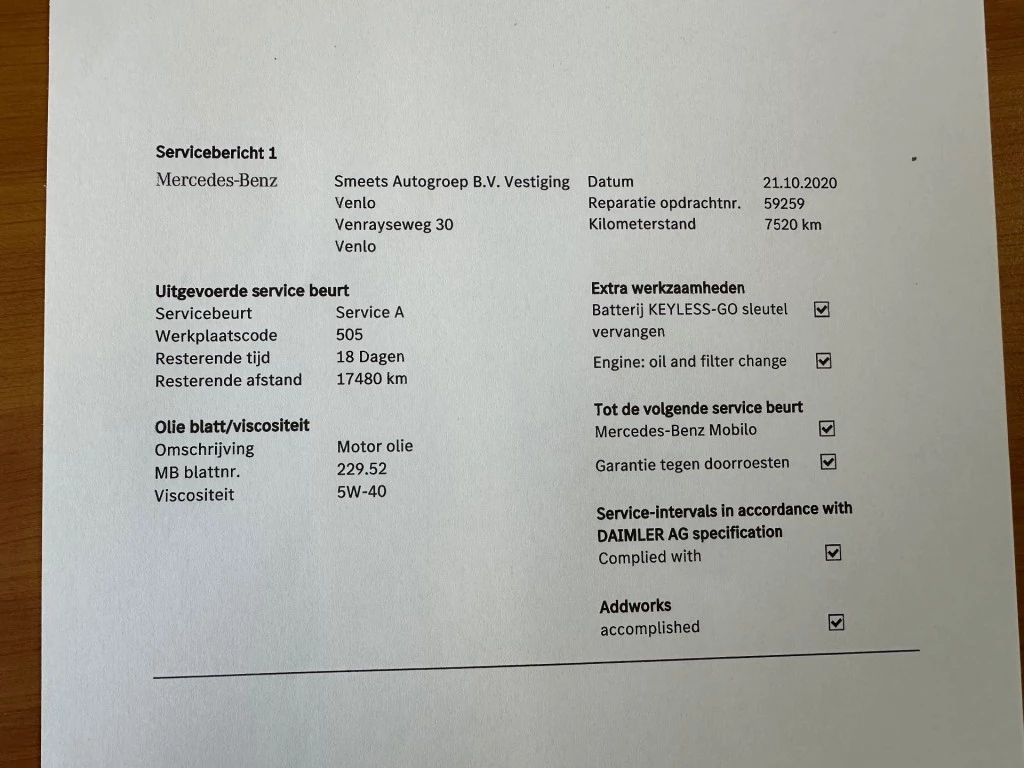 Hoofdafbeelding Mercedes-Benz B-Klasse