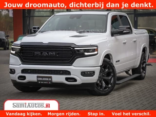 Dodge Ram 1500 Limited Night | 5.7 V8 Hemi Full Option | Comfortabele Dubbele Cabine met Royale 5 Zitplaatsen | De Meest Luxe en Volle Pick-Up in zijn Klasse | BPM vrij | Nu Leverbaar uit Voorraad | Voorraad Nr v45lpr