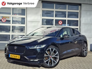 Hoofdafbeelding Jaguar I-PACE Jaguar I-PACE EV400 First Edition 90 kWh | SoH 89,9% | Navigatie/Android/Apple Carplay | LM Velgen 20" | Panoramadak | Voorstoelen/Stuur/Achterbank Verwarmd | Luchtvering | Cruise Control Adaptief |