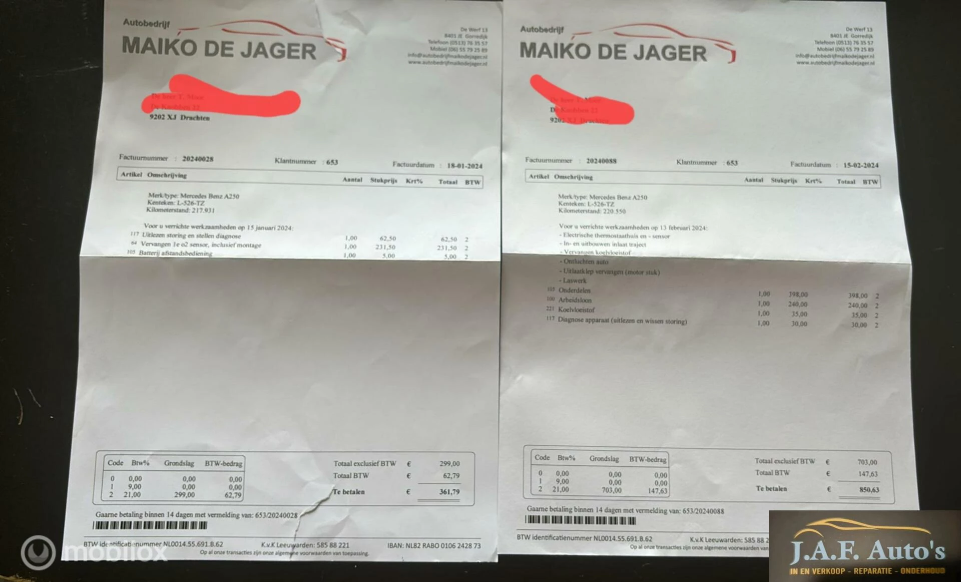 Hoofdafbeelding Mercedes-Benz A-Klasse