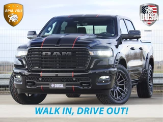 Dodge Ram 1500 | Laramie | Night Edition | 3.0L I6 Hurricane | Crew Cab | 4X4 | INCL BPM-VOORDEEL | Niveau regeling | 14,4-inch Touchscreen | Passenger Display | Getoonde accessoires zijn verkrijgbaar tegen meerprijs