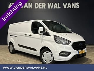 Ford Transit Custom 2.0 TDCI 170pk Automaat L2H1 inrichting Euro6 Airco | 2x Zijdeur | Navigatie Apple Carplay, Android Auto, Cruisecontrol, Parkeersensoren, Stoelverwarming, Verwarmde voorruit, LED, Bijrijdersbank