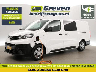 Toyota ProAce Extra Range Navigator 75 kWh L3H1 | Elektrisch | Dubbele Cabine | 6 Persoons | Airco Cruise Carplay 2xSchuifdeur Navi