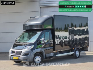 Fiat Ducato 130pk Bakwagen Achterdeuren Lat om Lat Navi Airco Cruise Meubelbak Koffer 20m3 Airco Cruise control