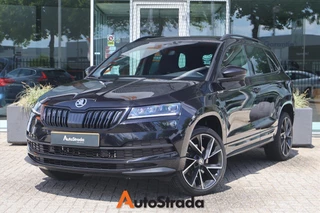 Hoofdafbeelding Škoda Karoq Skoda Karoq 1.5 SportLine TSI ACT 150pk | Carplay | Navi | Keyless | Camera | Adaptive | LED | Climate | Dodehoek